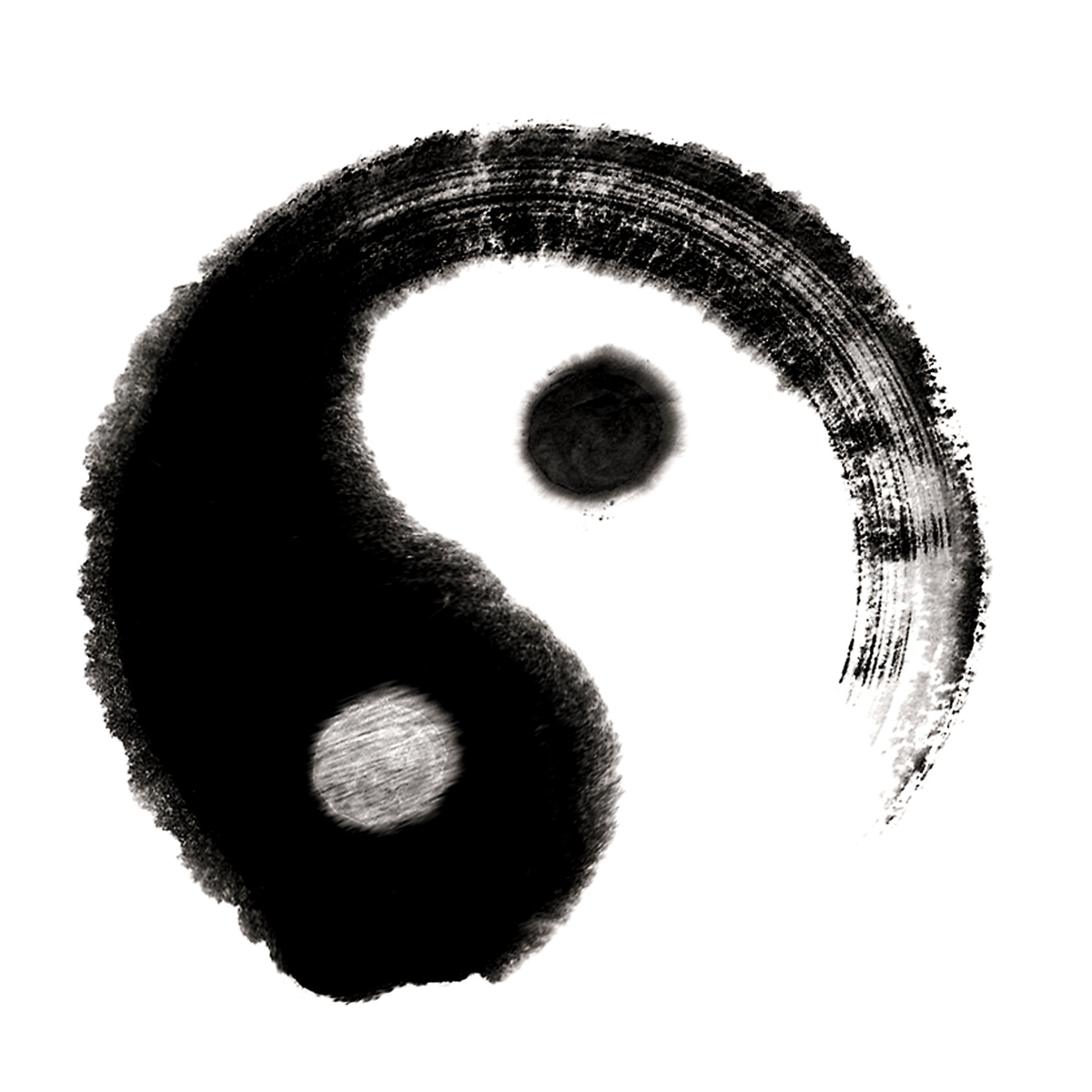 A abstract graphic of Yin and Yang 